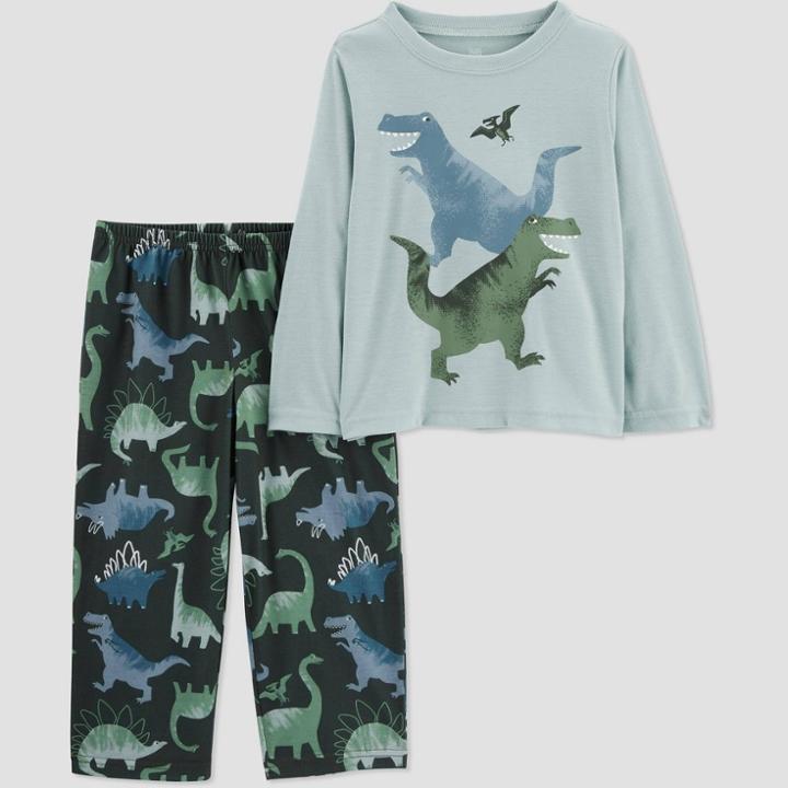 Carter's Just One You Toddler Boys' 2pc Dino Pajama Set - 18m, One Color