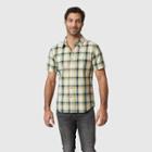 United By Blue Men's Short Sleeve Button-down Shirt - Plaid/sage Green