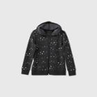 Girls' Shine Star Printed Zip-up Hoodie - Cat & Jack Black