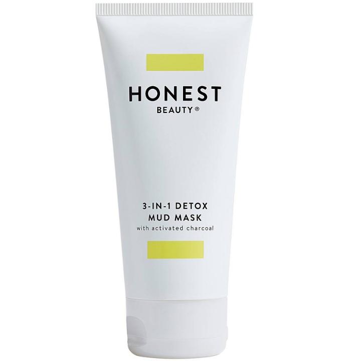 Honest Beauty 3-in-1 Detox Mud Mask With Activated Charcoal