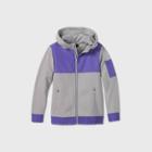 All In Motion Boys' Premium Fleece Full Zip Hoodie Sweatshirt - All In