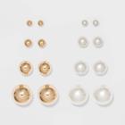 Stud Earrings - A New Day Gold/pearl
