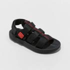 Boys' Ankle Strap Lumi Sandals - All In Motion Black