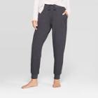 Women's Beautifully Soft Fleece Lounge Jogger Pants - Stars Above Black M, Women's,