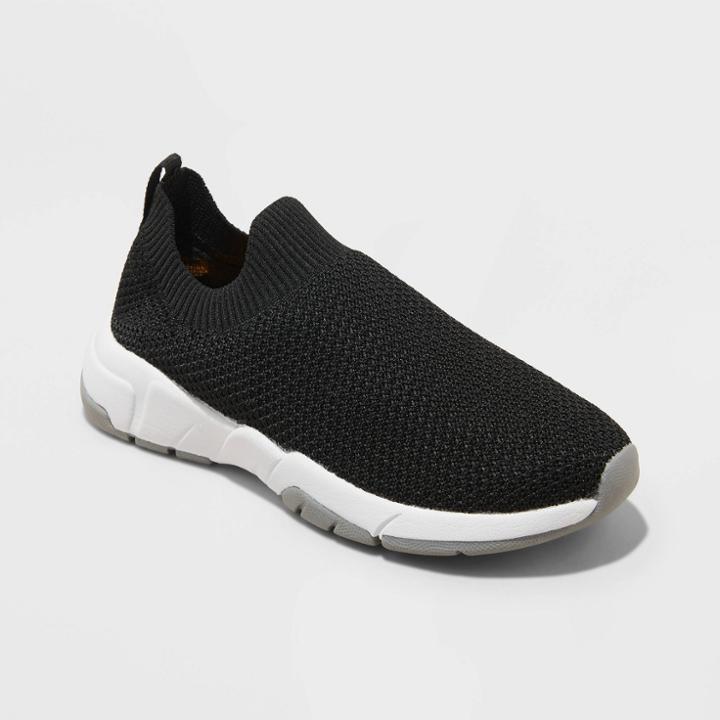 Boys' Kylo Slip-on Sneakers - Cat & Jack Black