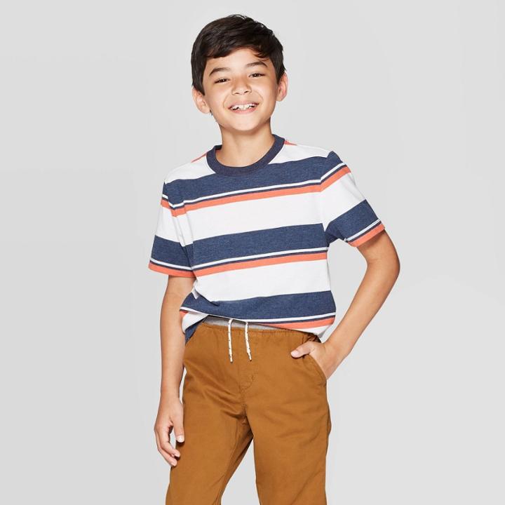 Petiteboys' Short Sleeve T-shirt - Cat & Jack White S, Boy's,