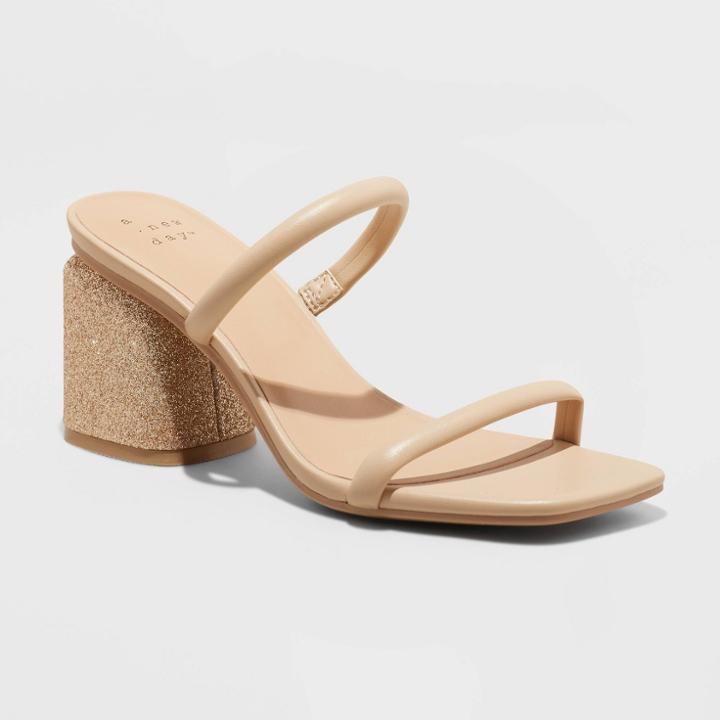 Women's Miley Heels - A New Day Champagne