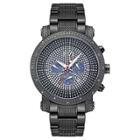 Target Men's Jbw Jb-8102-g Victor Japanese Movement Stainless Steel Real Diamond Watch - Black