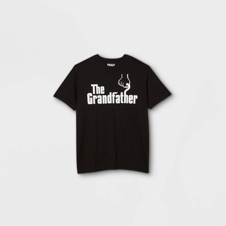 Mad Engine Men's 'the Grandfather' Short Sleeve Graphic T-shirt - Black