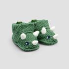 Baby Boys' Dino Knit Slippers - Just One You Made By Carter's Green Newborn