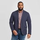 Men's Tall Standard Fit Chino Tech Blazer - Goodfellow & Co Midnight Blue