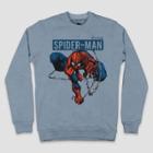 Men's Marvel Spider-man Graphic Sweatshirt - Blue
