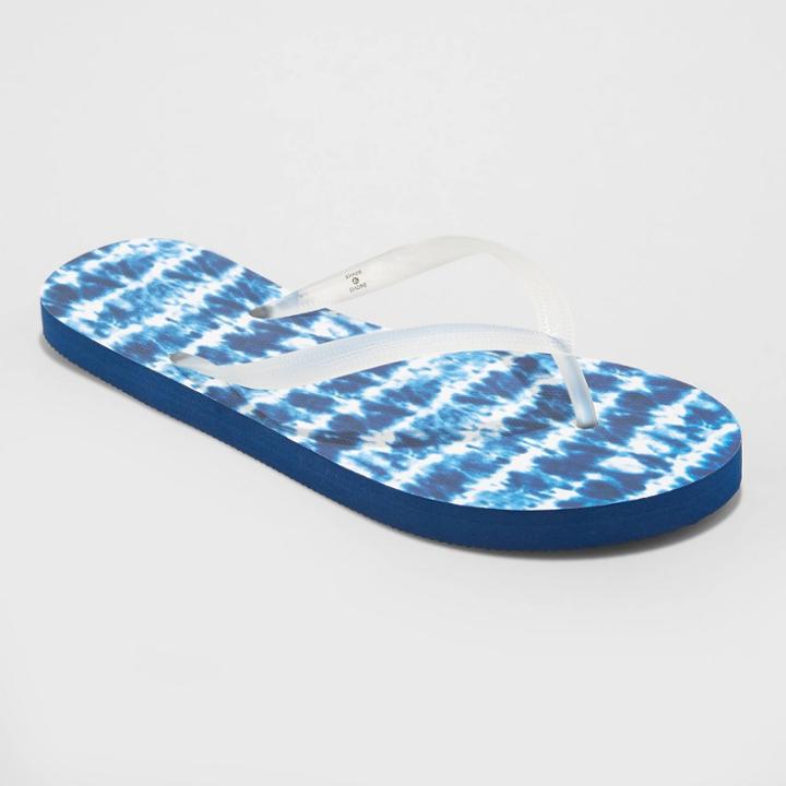 Shade & Shore Women's Brynn Tie-dye Flip Flop Sandals - Shade &