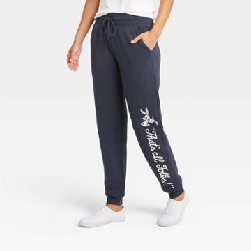 Women's Warner Bros. Tom And Jerry Jogger Pants - Navy