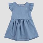 Levi's Toddler Girls' Flutter Sleeve Summerwind Denim Dress - Blue