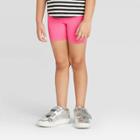 Toddler Girls' Sparkle Bike Shorts - Cat & Jack Pink 12m, Toddler Girl's