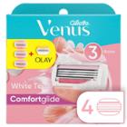 Venus Comfortglide White Tea Women's Razor Blade Refills + Bonus Coconut Refill