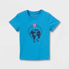 Toddler Boys' Earth Love Short Sleeve Graphic T-shirt - Cat & Jack Blue