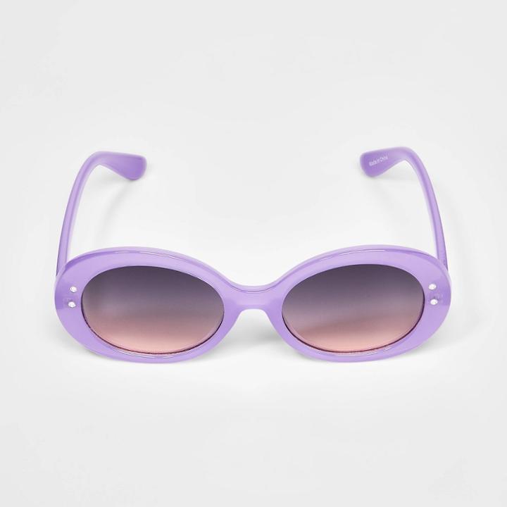 Kids' Oval Sunglasses - Cat & Jack Purple