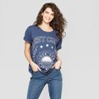 Women's Short Sleeve West Coast Graphic T-shirt - Modern Lux (juniors') Blue