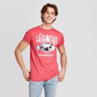 Men's Short Sleeve Triggerfish Hawaii Graphic T-shirt - Awake Heather Red S, Men's,