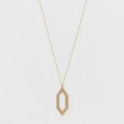 Pave Drop Long Necklace - A New Day Gold