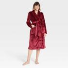 Women's Cozy Plush Robe - Stars Above Berry Blush Xs/s, Pink Blush