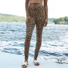 Women's Animal Print High-waisted Leggings - Wild Fable Xs,