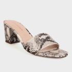 Women's Jacey Faux Leather Pumps - Who What Wear Gray