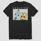 Men's Nickelodeon Spongebob Short Sleeve Graphic T-shirt - Black