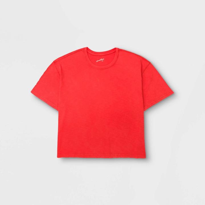 Women's Plus Size Sleeveless T-shirt - Universal Thread Red 1x, Women's,