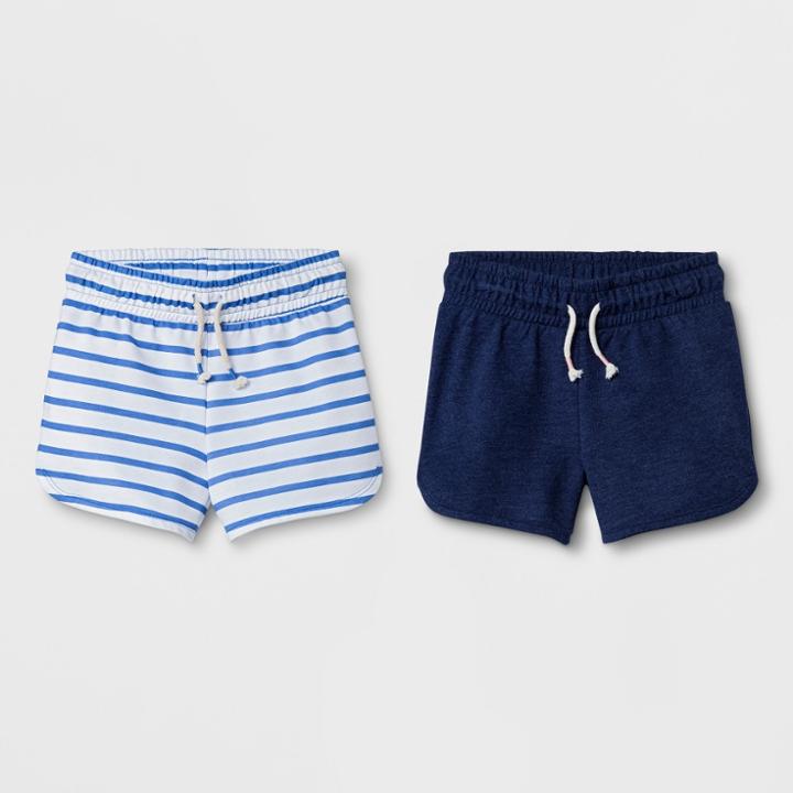 Girls' Pull-on Shorts - Cat & Jack Blue M, Girl's,