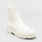 Women's Belle Chelsea Boots - A New Day Off-white