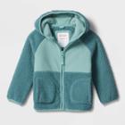 Toddler Long Sleeve Fleece Jacket - Cat & Jack Green