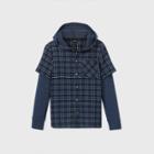 Boys' Hoddie Long Sleeve T-shirt - Art Class Navy