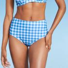 Kona Sol Women's High Leg High Waist Medium Coverage Bikini Bottom - Kona