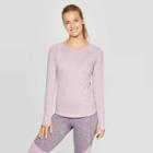 Women's Long Sleeve Soft T-shirt - C9 Champion Mauve Purple Heather