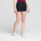 Women's High-rise Triple Stack Jean Shorts - Mossimo Supply Co. Navy
