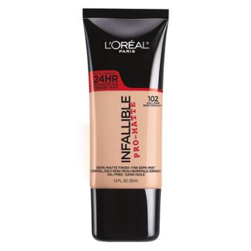L'oreal Paris Infallible Pro-matte Foundation 102 Shell Beige