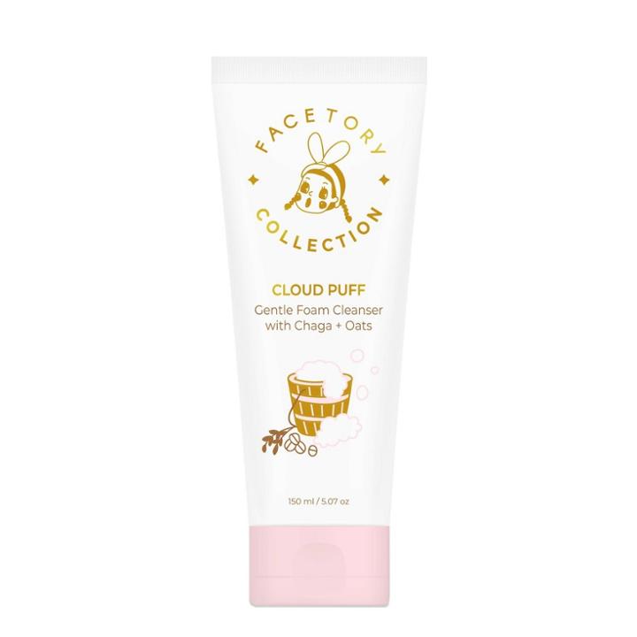 Facetory Cloud Puff Gentle Foam Cleanser With Chaga And Oats
