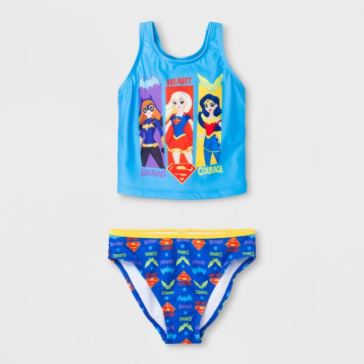Dc Comics Girls' Supergirl Tankini