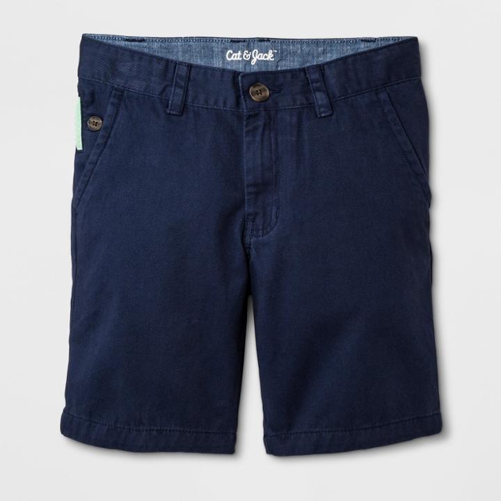 Boys' Chino Shorts - Cat & Jack Navy (blue)
