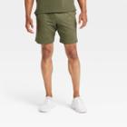 Men's Camo Training Shorts - All In Motion Olive Green