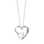 Distributed By Target Sterling Silver My Mother My Friend Heart Pendant - Silver