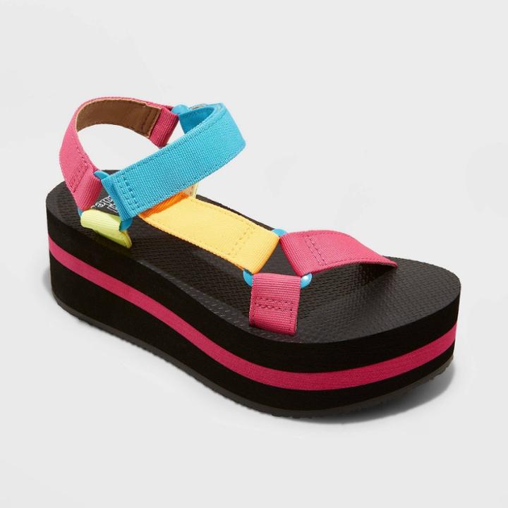 Women's Jolene Platform Sandals - Wild Fable 5,