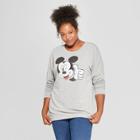 Women's Disney Plus Size Mickey Mouse Graphic Sweatshirt (juniors') Gray