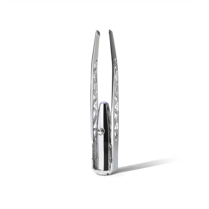 Vanity Planet Led Tweezers With Mirror Case