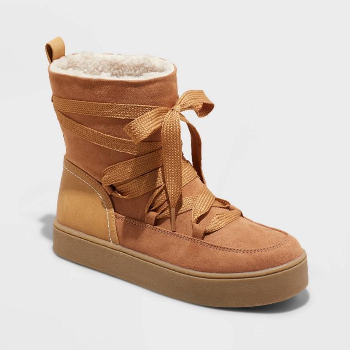 Women's Birgitte Winter Boots - Universal Thread Cognac