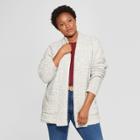 Women's Plus Size Shawl Open Cardigan - Universal Thread Gray