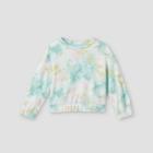 Toddler Girls' Soft Fleece Pullover Sweatshirt - Cat & Jack Cool Mint 12m, Cool Green